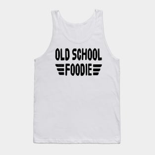 OLD SCHOOL FOODIE Retro Vintage Distressed Grunge Style original design Tank Top